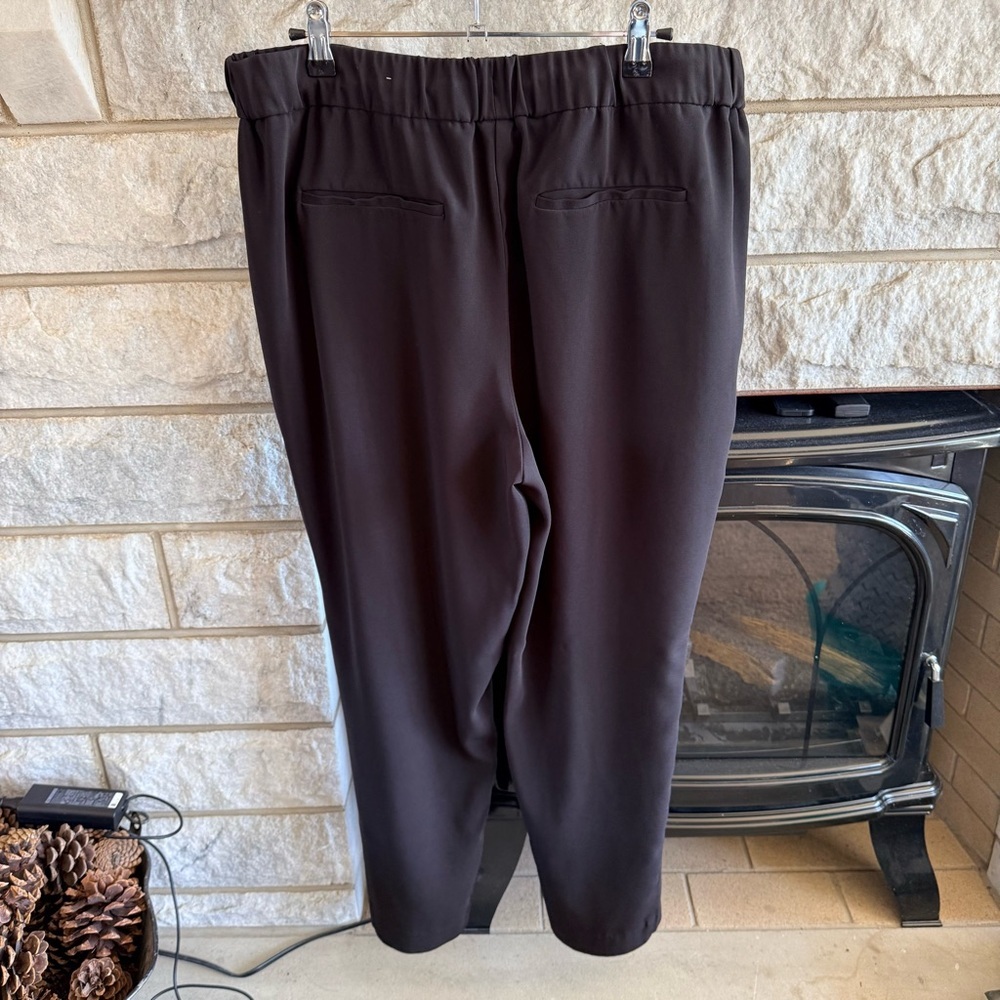 Chico's Elegant Black Drawstring Trousers Size 2 (Large 12) - Picture 6 of 7
